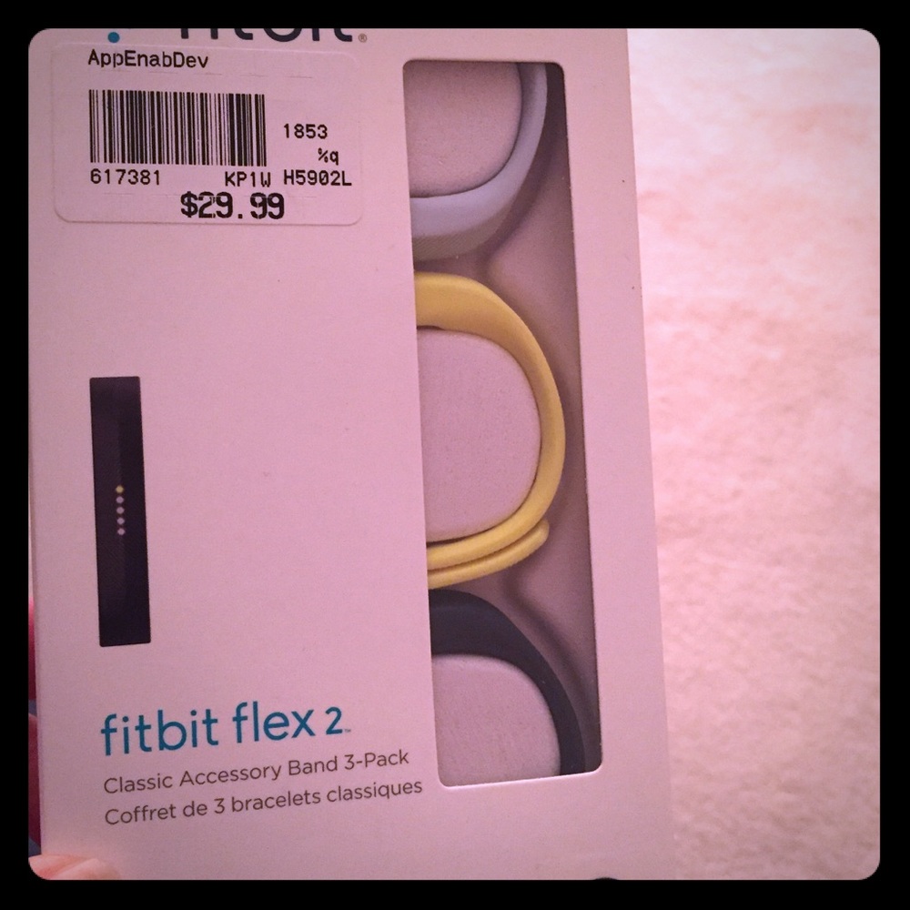 Fitbit flex 2 classic accessory bands 3 pack